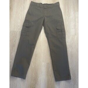 Dickies Flex Pants Size 32x32 Green Slim Straight Cargo Workwear Casual